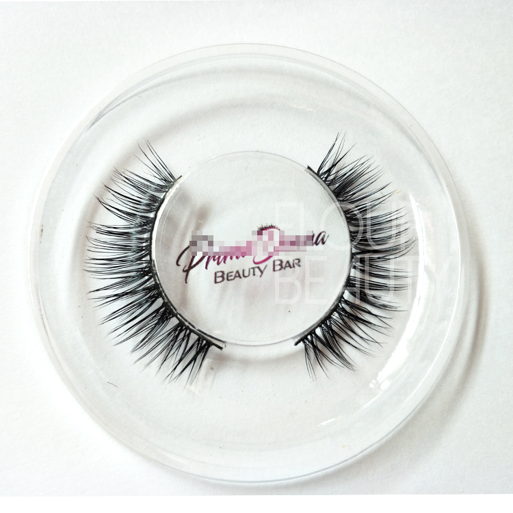 Private label black band mink eyelashes wholesale China ED113